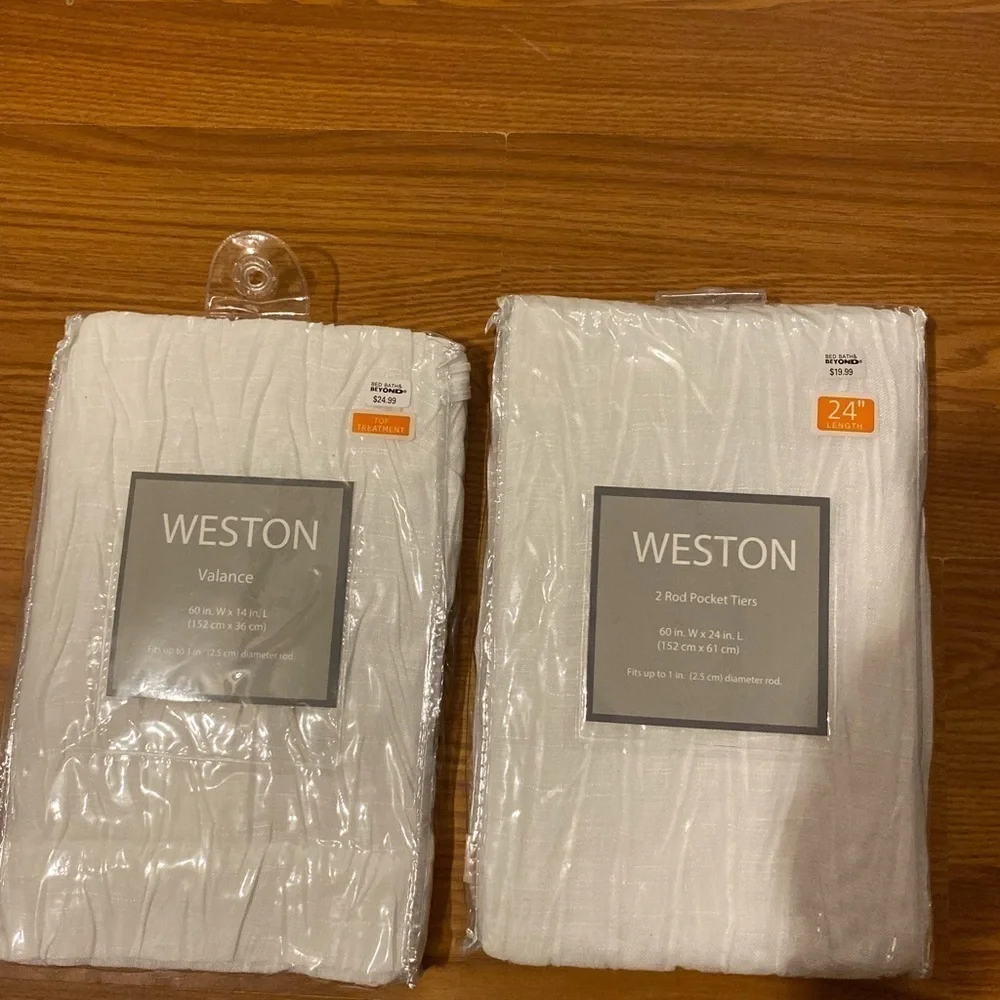 Weston Valance & 2 Rod Pocket Tiers (GA)